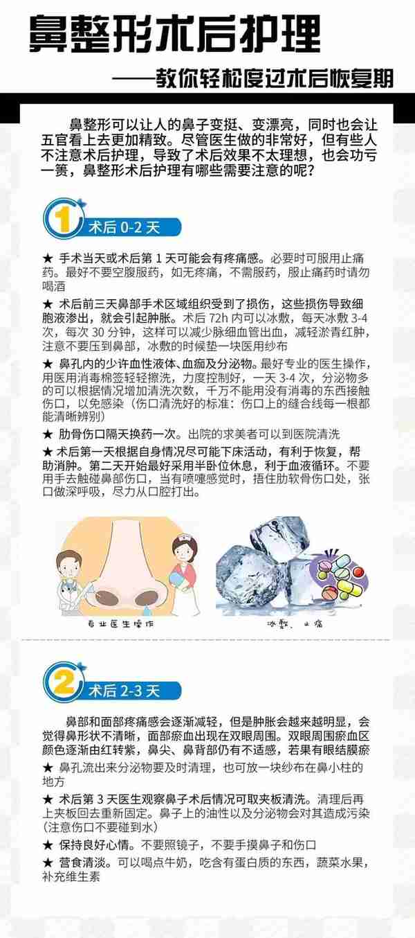 如何度过隆鼻术后恢复期